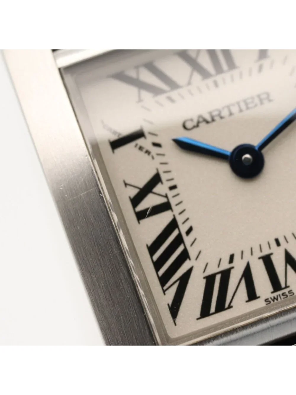 Cartier Watch Tank Francaise SM Silver Stainless Steel